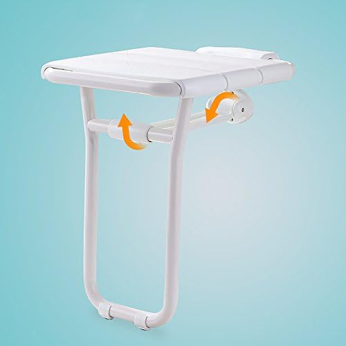 XRXY Collapsible Shower Wall Stool / Old Man Disabled Person Bathroom Safety Wall Chair / Doorway Change Shoes Stool ( Color : White )