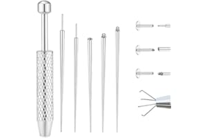 AstraGlam Ensemble de pinces pour piercing, 12G 14G 16G 18G 20G Ouvre-billes pour piercing, Pince pour billes, Outil pour ouvrir et changer, Accessoires pour oreille et nez