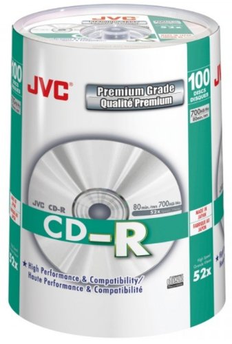 Preisvergleich Produktbild JVC CD-R Disc 52x 700MB (100 Stück)