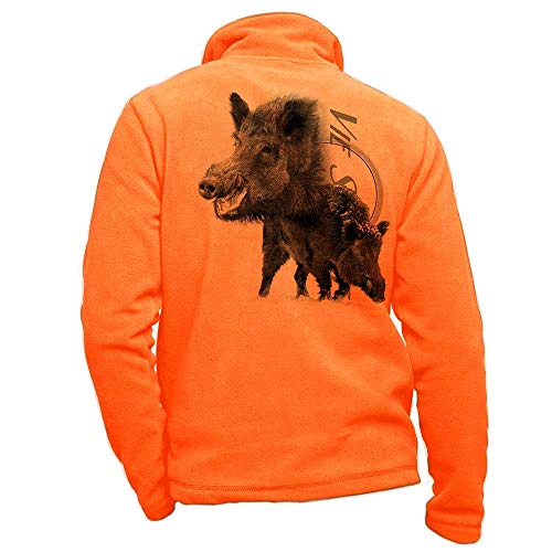 Pets-easy Veste Polaire Sanglier - vêtement de Chasse personnalisé gibier