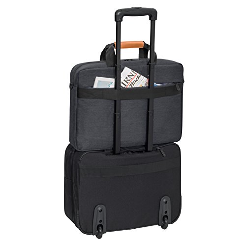 PEDEA Laptoptasche Elegance Pro Umh  ngetasche Schultertasche Messenger Tasche f  r Notebooks bis 15 6 Zoll  39 6cm  inkl  Tablet-PC Fach bis 10 1 Zol
