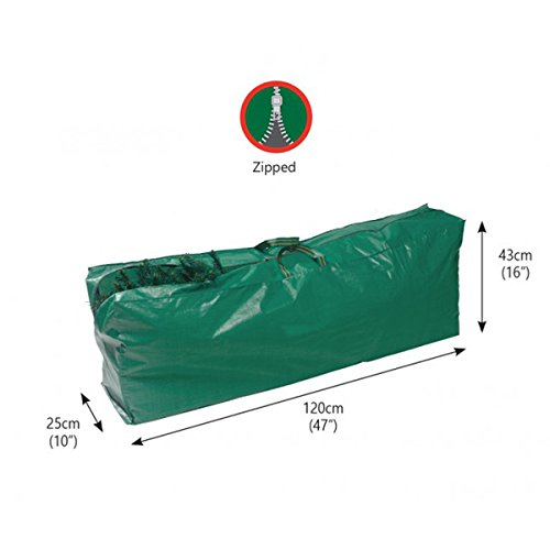 Aufbewahrungstasche für unechten Weihnachtsbaum - bestes Produkt auf Amazon - Grün - 100% Geld-zurück-Garantie - 3 Jahre Garantie