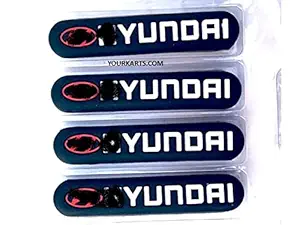 YOURKARTS.COM Bold Design Car Door Guard/Scratch Protector Universal Car Door Guard (Set of 4, Plastic) Compatible with Hyundai Cars