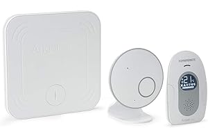 Foppapedretti, Angelcare AC127, monitor para recién nacidos con sensor de movimiento, blanco