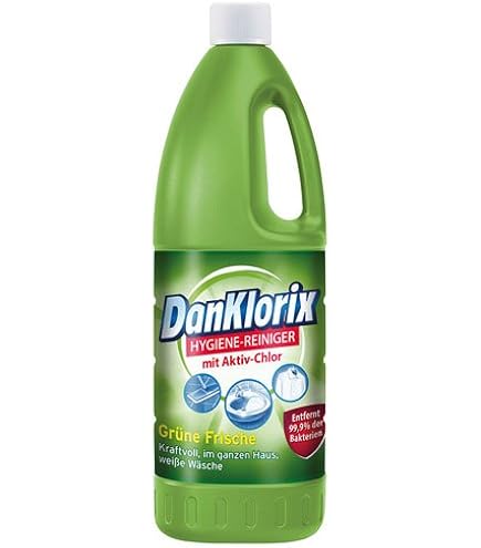 DanKlorix Hygiene Reiniger Grüne Frische (1,5 Liter Flasche) Drogerie & Körperpflege