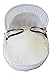 Dark Wicker Crib / Moses Basket With White Waffle Dressing PLUS Cocoa Deluxe Wooden Rocking Stand Includes High Quality 100% Combed Jersey Cotton White Fitted Sheet