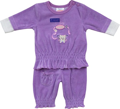 Schnizler Baby Girls' Tracksuit -  Purple - 0-3 Months
