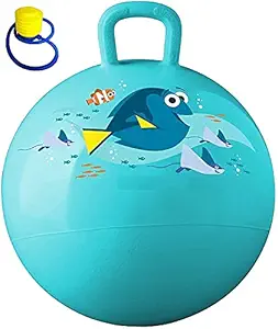 KESHAV Rubber Hop Ball for Kids Ages 3-6 Year | Sit and Bounce Rubber Hop Ball for Boys Girls Toys | Balls for Kids | Bouncing Inflatable Sit and Bounce Hop Ball for Child (Multicolour)