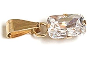 Peninsula Jewellery 9ct Gold Cubic Zirconia Pendant without chain