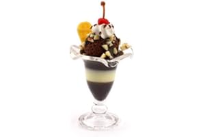 MyTinyWorld Dolls House Miniature Double Layered Chocolate Sundae