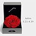Produktbild SHFANG Erhaltene frische Blume 12 Konstellation Eternal Rose Valentinstag Geschenk für Geburtstagskind kreative Geschenke , aries aries3.21-4.19
