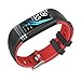 Produktbild Muium G26s Smart Watch Sport Fitness Aktivität Herzfrequenz Tracker Blutdruck Uhr mit Schlafmonitor Schrittzähler Kalorienzähler für Kinder Damen Herrn (Rot)