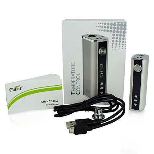 Eleaf Istick Temperature Controlled 40W mod Box (Silver) without nicotine Electronic Cigarettes
