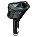 Produktbild Auto Bluetooth Transmitter/USB Ladegerät/Car Kit/FM Transmitter/Modulator Audio/Musik Auto Mp3 / Auto Wireless Ladegerät/Sprachanrufe/Independent Switch,Blue