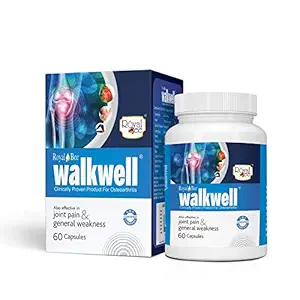 Walkwell capsules| joint pain medicine| Back Pain medicine|royal bee walkwell capsules|herbal capsules for joint pain| walkwell capsules clinically proven for swelling in joints| stiffness| tenderness
