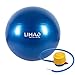 Produktbild LIHAO Gymnastikball Sitzballl 65cm mit Pumpe Fitness Ball Blau