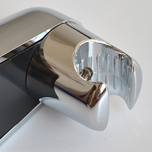 MagiDeal Modern Chrome Handbrause Halterung Brausehalter Duschkopfhalter Bad Wand Montiert-360 ° Drehbar - 8