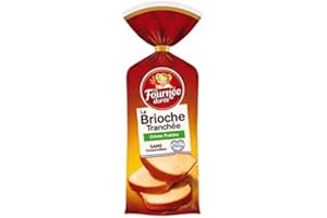 EPICERIE SUCRÉE LA FOURNEE DOREE - Brioche Tranchée Crème Fraîche 500 G - Lot De 4 - Offre limitée