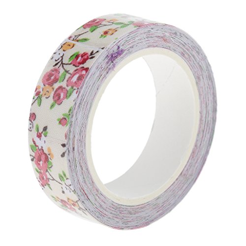 Gazechimp 10 Stück Baumwolle Washi Tape Dekoband Masking Tape Klebeband Scrapbooking - 7