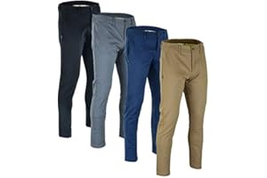 RAXID Motorcycle Chinos Motorbike Armours Jeans Textile Mens CE Approved Washable Protective Casual Pant Made with Dupont Kevlar Colours Black Navy Khaki