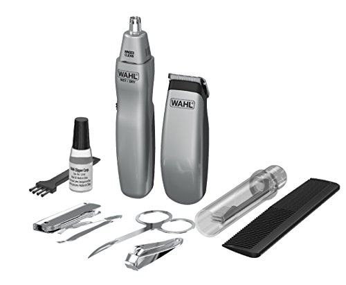Wahl 9962-1816 Travel Kit / Battery Operated Beard Trimmer and Nose/Ear Hair Trimmer - Image 3