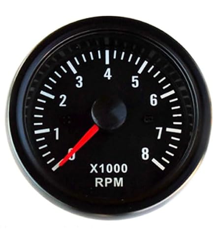 Tableau de bord de la voiture. Compteur de vitesse et tachymètre