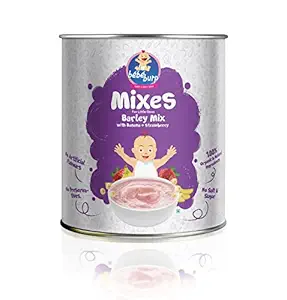 Bebe Burp Baby Food Mix Barley Porridge with Banana & Strawberry - 180 gm