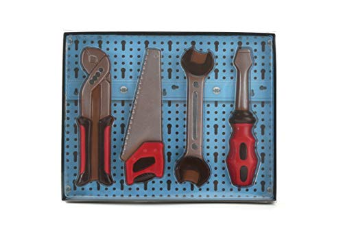 Preisvergleich Produktbild HUSSEL Werkzeug-Set Vollmilchschokolade, 150 g