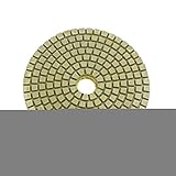 Aexit Gelber Zubehör für Elektrowerkzeuge Granit Marmor Betonstein Splitt 4 Polier-Zubehör Durchmesser Diamantpolierauflagen