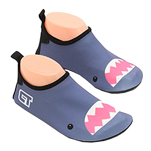 iBaste Wassersportschuhe Kinder Wasserschuhe Strandschuhe Badeschuhe Surfschuhe Tanzschuhe Aquaschuhe für Jungen und Herren Rutschfeste Gummisohle Super leicht und Sehr gut gedämpft - 3