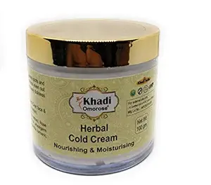 Khadi Omorose Herbal Cold Cream With Shea Butter, Aloe Vera Extract, 100 Gm