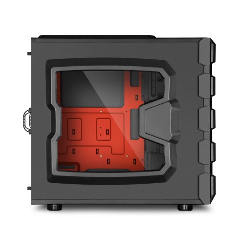 Sharkoon BD28 MIDI ATX Tower PC-Gehäuse rot - 6