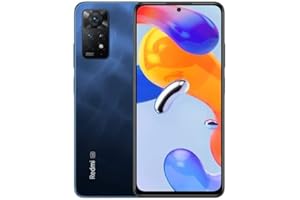 Xiaomi Redmi Note 11 Pro 5G Smartphone 6,67" 120Hz FHD+ AMOLED DotDisplay, 67W Turboladung 6G+128GB Atlantic Blue [Globale Ve