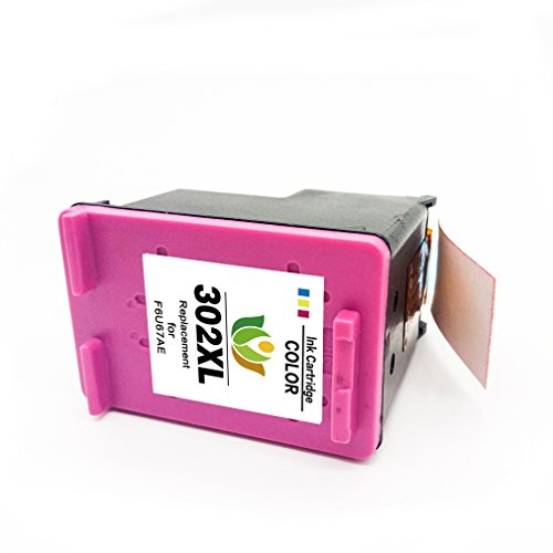 2er Set 302 Tintenpatronen Kompatibel für HP 302 Patrone HP 302 XL ( 1x Schwarz , BK , Black + 1x Farbig , Color) HP DeskJet 1110 2130 3630 HP Envy 4520 e-All-in-One 4524 e-All-in-One HP OfficeJet 3830 4650 3800 Series - 4