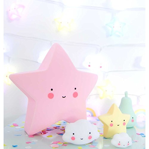 A Little Lovely Company – Star Light – Nachtlicht Stern – Pink - 2