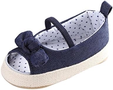 ZJENEE Newborn Baby Beach Sandals First Walking Shoes (6-12 Month, Blue)