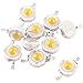 Produktbild XZANTE 10 Stueck High Power 2-Pin 3W Warm Weisse LED Korn Emitters 100-110 LM