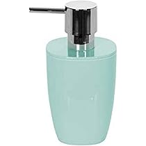 Spirella Seifenspender Tube - Edelstahlpumpe Für Bad & Küche, 300ml Porzellan, Matt Dunkelgrün