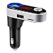 Produktbild OYOTRIC Car Mount Handy KFZ Halterung Handyhalter f¨¹r Universal Smartphone Handyhalterung Universal Autohalterung Auto-Installationssatz-Auto-drahtloser Bluetooth Handy-Halter-Magnet-Haltewinkel-Auto-Musik-Spieler-MP3-Player-freihndiger Anruf-Unterst¨¹tzung FM ¨¹bermittler-Digital-Anzeigen-Hifi-Musik-Spiel