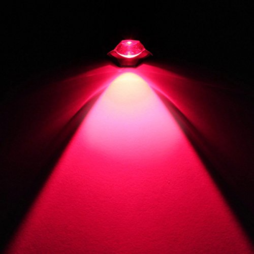 Sidiou Group Mini 7W 300lm Cree LED Taschenlampe Einstellbarer Fokus Zoom Licht Lampe (Rotlicht) - 2