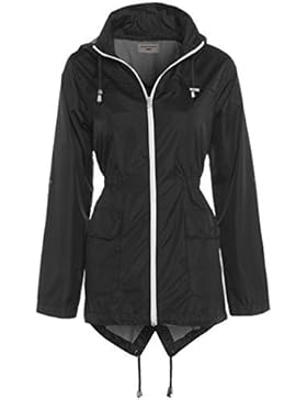 SS7 Damen Regenmantel, Burgund, Marineblau, Größen EU 36-44