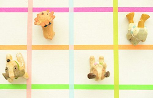 Dosige Regenbogen Klebeband Deko Aufkleber Rainbow Dekobänder Klebestreifen Mehrere Farben klebrig Kreppklebeband Scrapbooking DIY Klebeband 10 Stück - 5