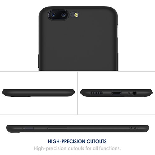 Funda Oneplus 5  5 a  os de garant  a  Simpeak Negro Silicona Fundas Oneplus 5 Carcasa Oneplus5 matorral Funda Case Scrub shells 5 5 Pulgadas 