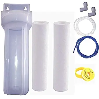 OS O-Ring Pre-Filter Kit with 2 PP Spun, Spanner, 5m Pipe (White)