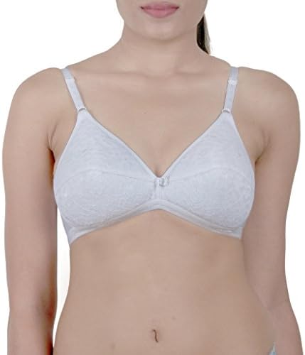 DAISY DEE Lightly Padded Seamless College Style Bra! Non Wired ! No Show Curves! Enhance your figure ! Bold Deep Neckline! Floral Design on Straps and Bottom! Double layered fabric for Perfect Shape!! Sexy deep sliim back !