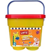 Lets Bucket Play Dough 8 Colors + 9 Molds L8901