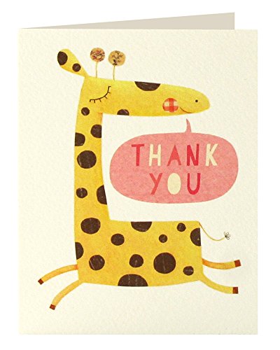 James Ellis papelería Mini"jirafa" gracias diseño de los niños (Pack de 5)