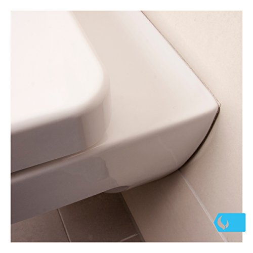 Bullseat 4.1 WC Sitz weiß D-Form • Absenkautomatik / Softclose • abnehmbar • easyclean • Toilettendeckel überlappend • Klobrille • hochwertiges Duroplast - 5