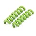 Produktbild DealMux Kunststoff Flexible Feder Cabel Clip-Draht-Winde 2,3 x 9,5 cm 2 PCS Green