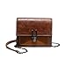 Produktbild Frauen Mädchen Mode Patchwork Flap Bag/Umhängetasche VENMO Damen Mini Schultertasche/Frauen Gedruckt Handtasche Satchel Tasche/Umhängetaschen Shopper Tasche Messenger Schultertasche (Brown)